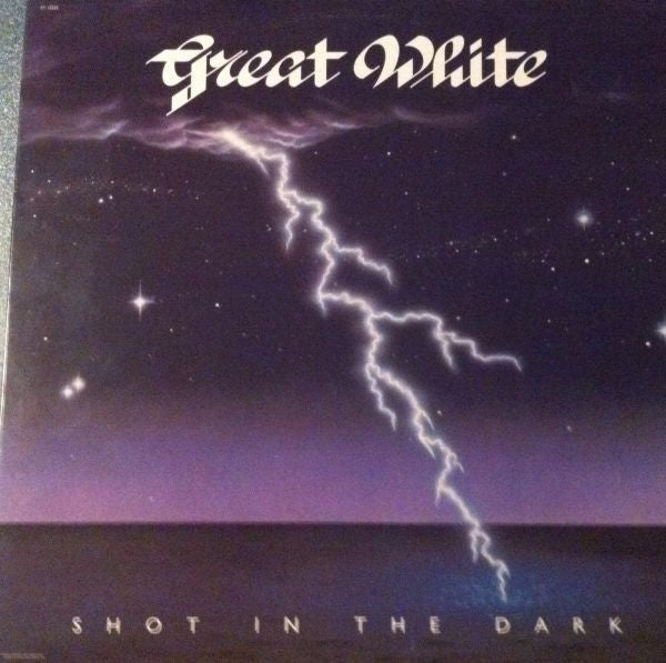 GREAT WHITE - SHOT IN THE DARK - 1986 ORIGINAL PRESSING - USED VINYL