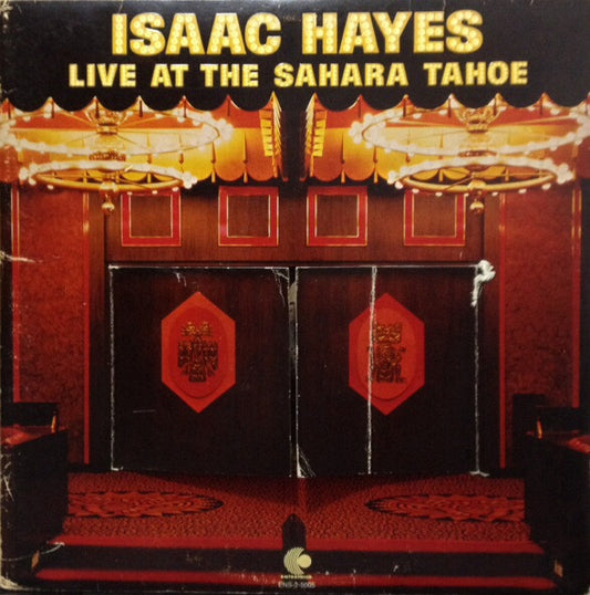 ISAAC HAYES - LIVE AT THE SAHARA TAHOE - 1973 -  2 LP - USED VINYL