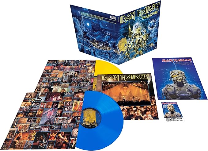 IRON MAIDEN - LIVE AFTER DEATH - 40TH ANNIVERSRY LIMITED EDITION 2 LP - 2 COLOUR VINYL - NEW VINYL