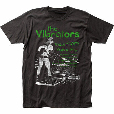 VIBRATORS, THE - WHIPS 'N' FURS FITTED JERSEY - T-SHIRT