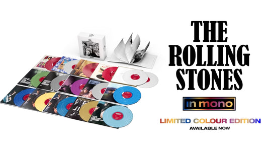 ROLLING STONES MONO BOXSET 16 COLOURED VINYL & 48 PAGE BOOK. NUMBERED LTD. EDITION