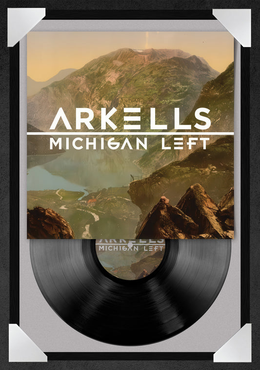 ARKELLS - MICHIGAN LEFT - 12x18” GLASS FRAMED RECORD POSTER