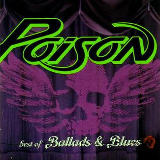 POISON -BEST OF BALLADS & BLUES - USED CD