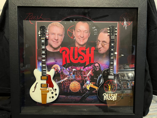 RUSH-GUITARS SHADOWBOX 16"LX14.5"WX1.5"D