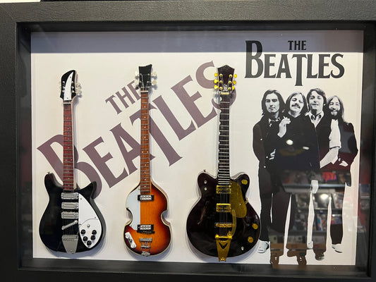 THE BEATLES-CLASSIC SHADOWBOX 20"LX15"WX1.5"D