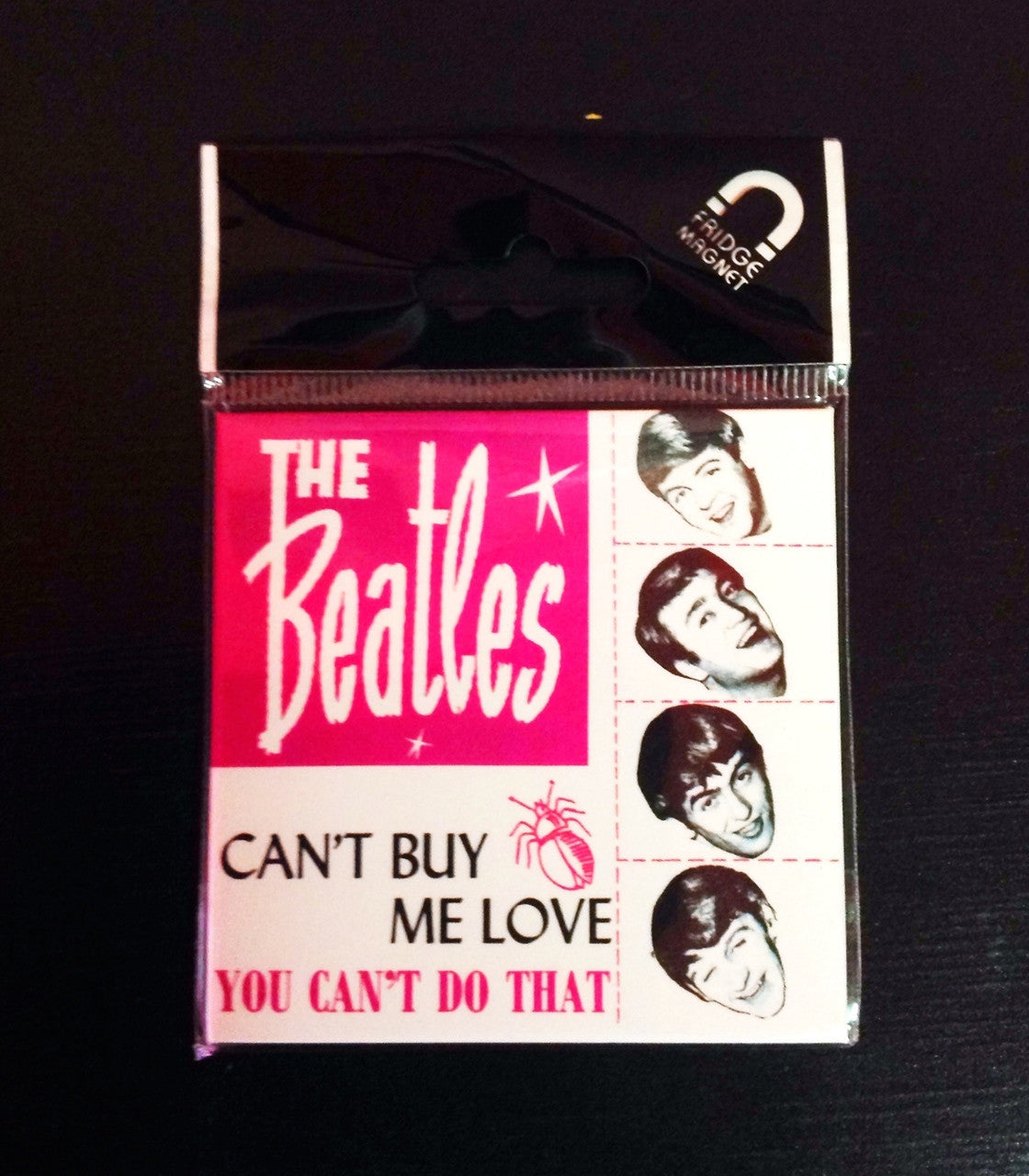 THE BEATLES - CAN'T BUY ME LOVE - SQUARE MAGNET