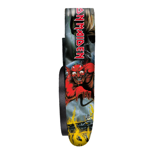 IRON MAIDEN - THE NUMBER OF THE BEAST - FULLY LICENSED MERCH LEATHER GUITAR STRAP - NEW GUITAR STRAP