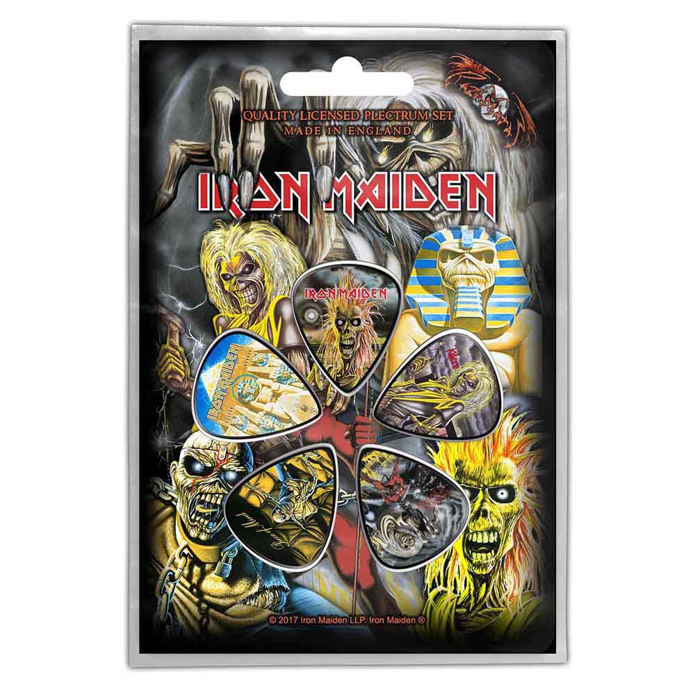 IRON MAIDEN - EARLY ALBUMS 5 PACK GUITAR PICKS