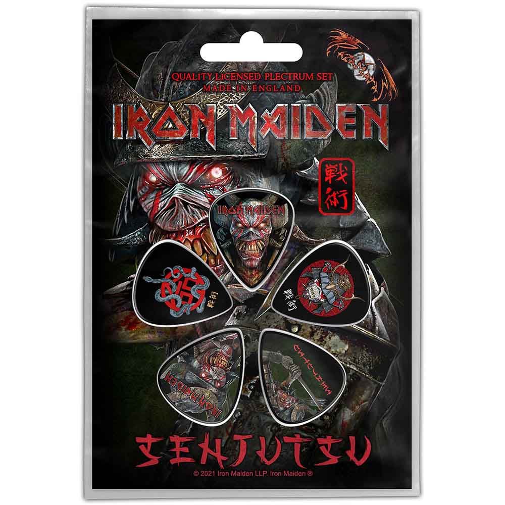 IRON MAIDEN - SENJUTSU 5 PACK GUITAR PICKS