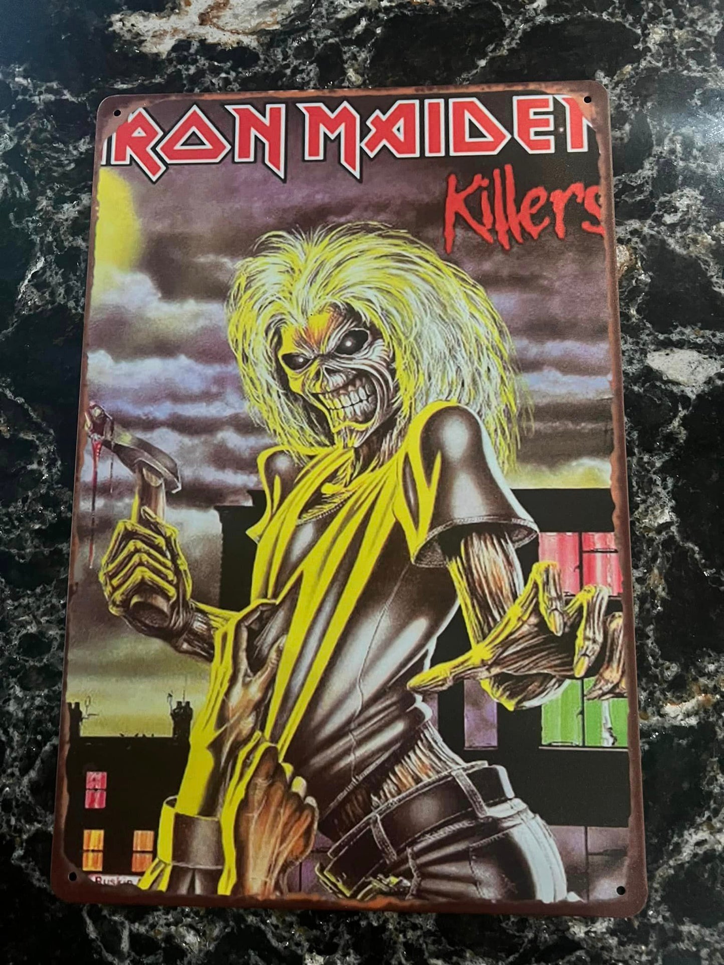 IRON MAIDEN - KILLERS - TIN SIGN