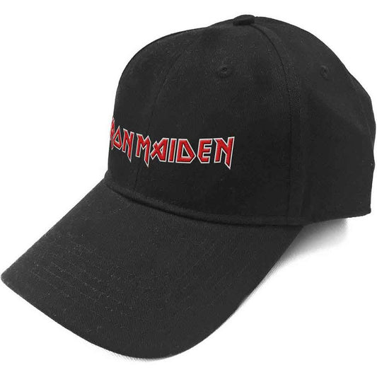 IRON MAIDEN-RED LOGO UNISEX BASEBALL CAP FULLY LICENSED MERCHANDISE