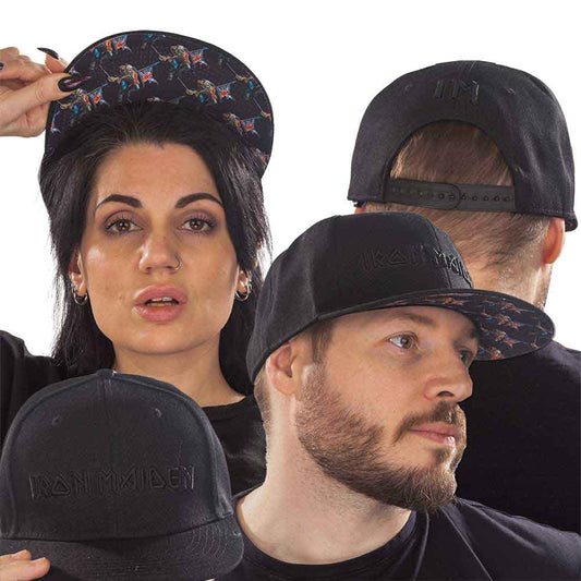 IRON MAIDEN-LOGO AND TROOPER UNISEX SNAPBACK FULLY LICENSED MERCHANDISE