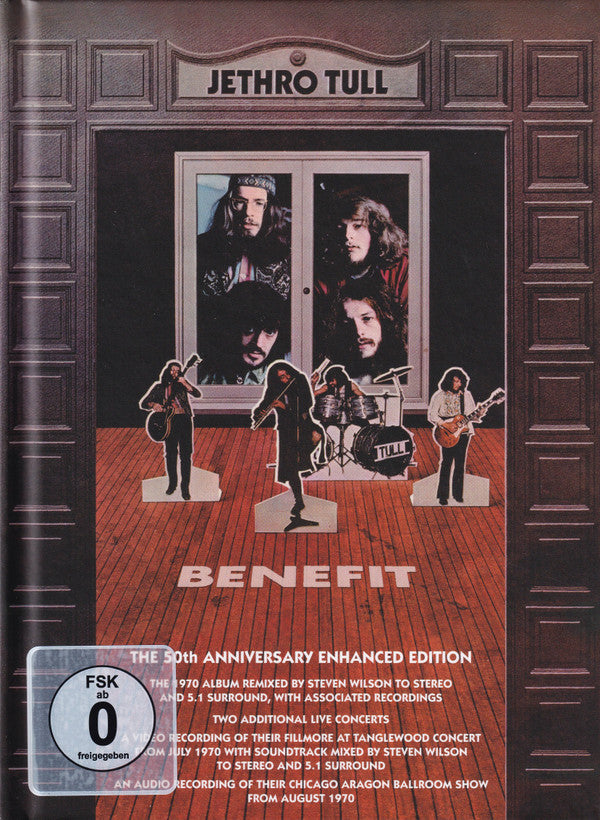 JETHRO TULL - BENEFIT 5OTH ANNIVERSARY ENHANCED EDITION 1970 ALBUM REMIXED BY STEVEN WILSON TO 5.1 SURROUND SOUND - UCD