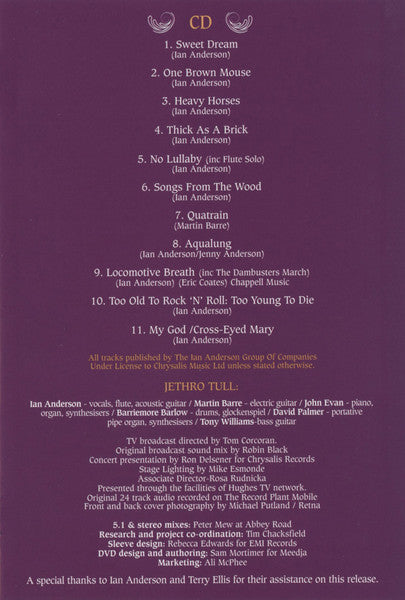 JETHRO TULL - MADISON SQUARE GARDEN 1978 - CD/DVD BOOK BOXSET *NM - USED CD