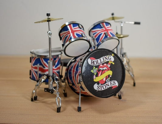 ROLLING STONES - THE ART OF MINIATURE DRUM SET