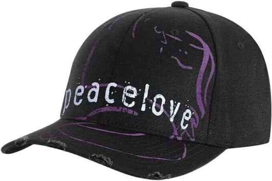 JOHN LENNON-PEACE LOVE UNISEX BASEBALL CAP FULLY LICENSED MERCHANDISE