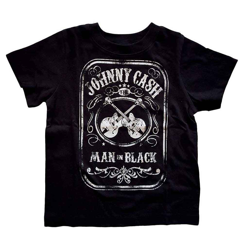 JOHNNY CASH - THE MAN IN BLACK - KIDS TSHIRTS