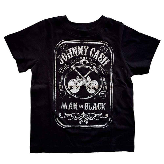 JOHNNY CASH - THE MAN IN BLACK - KIDS TSHIRTS