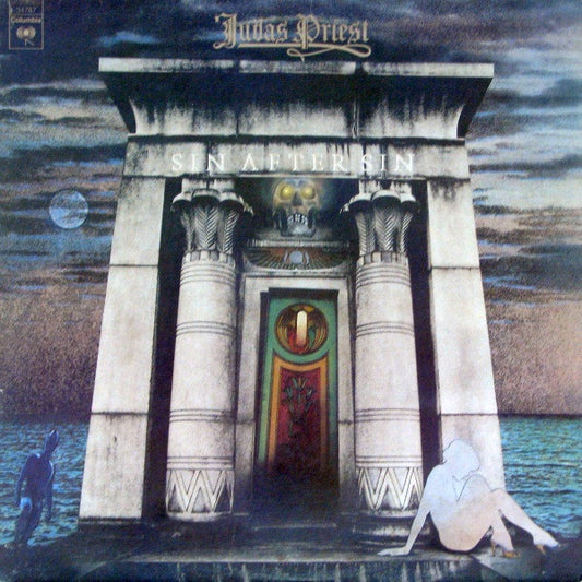 JUDAS PRIEST - SIN AFTER SIN - ORIGINAL 1977 PRESSING - USED VINYL