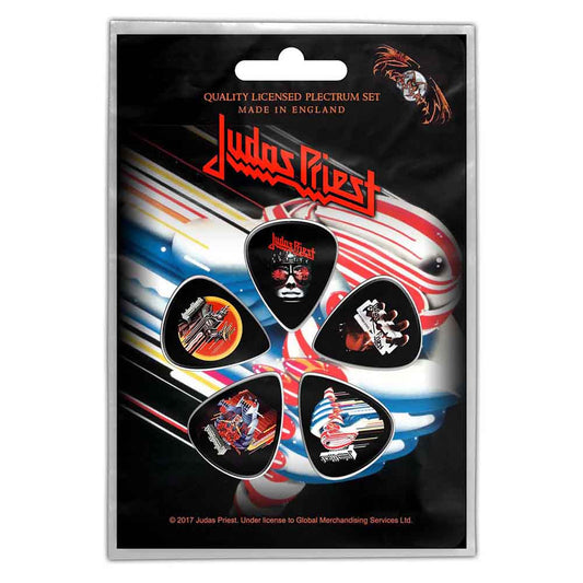 JUDAS PRIEST - 5 PACK GUITAR PICKS