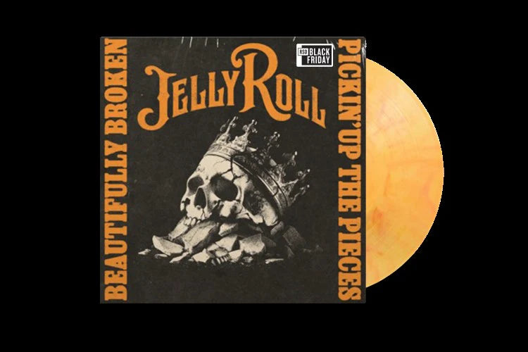 JELLY ROLL - BEAUTIFULLY BROKEN (PICKN UP THE PIECES) RSD 2025 LIMITED EDITION ORANGE VINYL -