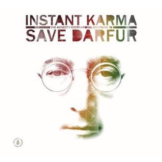 INSTANT KARMA - AMNESTY INTERNATIONAL CAMPAIGN TO SAVE DARFUR - USED CD