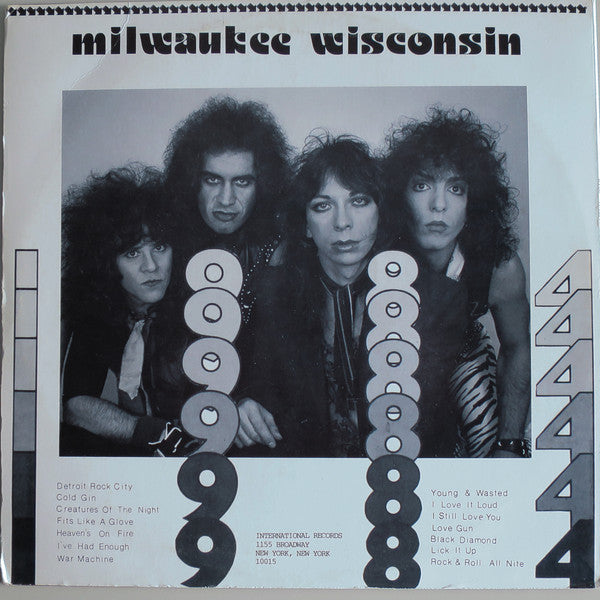 KISS - BARARIZE - **RARE  CONTINUING SAGA RECORDS - MILWAUKEE WISCONSIN 1984 - 2 X VINYL 1984 (BOOTLEG) - *NM) - USED VINYL