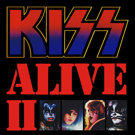 KISS - ALIVE II - 2LP ORIGINAL 1977 PRESSING WITH ORIGINAL SLEEVES - USED VINYL