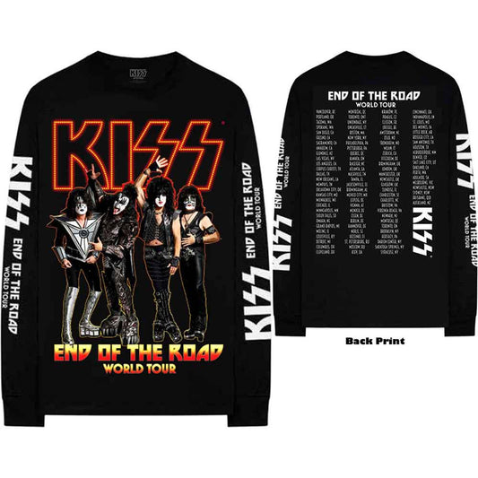 KISS - END OF THE ROAD TOUR - LONG SLEEVE TSHIRT - TS