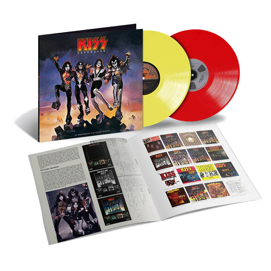 KISS - DESTROYER - 45TH ANNIVERSARY LIMITED EDITION 2LP/180G FEATURING A 20 PAGE BOOKLET AND 6 DEMOS, 6 STUDIO RARITIES AND RARE PHOTOS-NEW VINYL