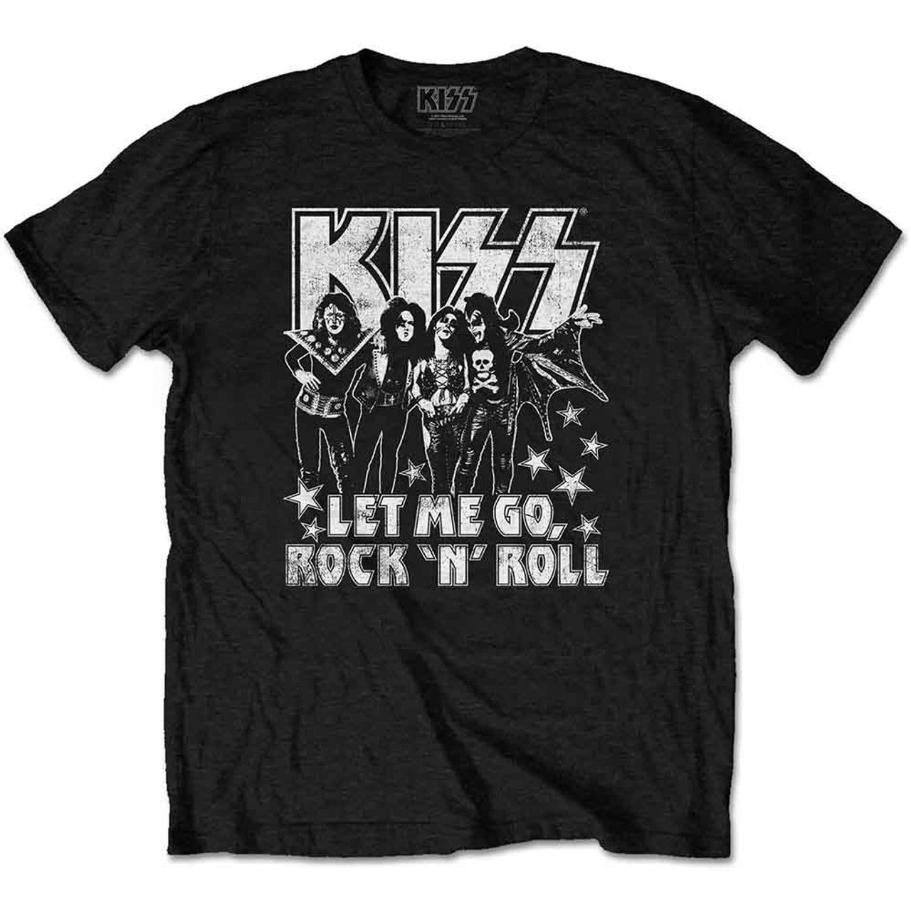 KISS - LET ME GO ROCK N ROLL - FULLY LICENSED - T SHIRT