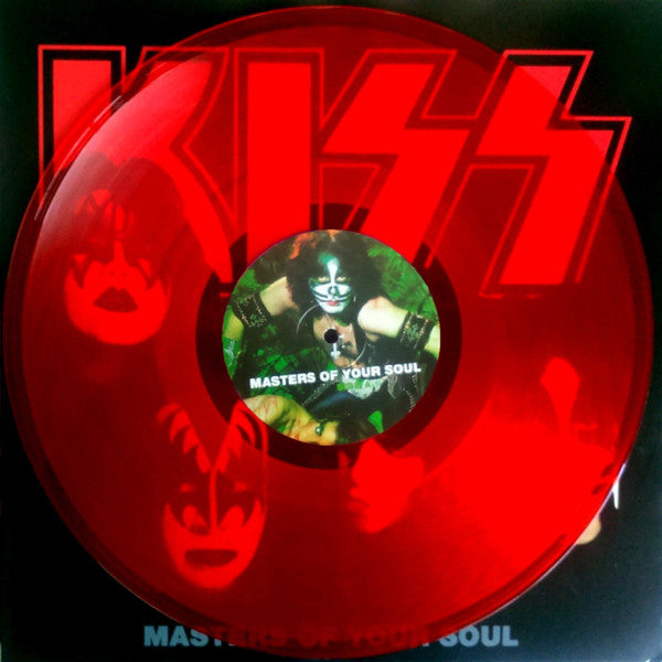 KISS - MASTERS OF YOUR SOUL - LIMITED EDITION 2 LP RED VINYL *THIS IS AS TEST PRESS OF A VERY LIMITED RUN OF ONLY /500 - *(NM) *BOOTLEG - USED VINYL