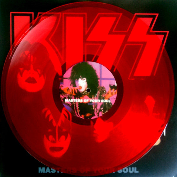 KISS - MASTERS OF YOUR SOUL - LIMITED EDITION 2 LP RED VINYL *THIS IS AS TEST PRESS OF A VERY LIMITED RUN OF ONLY /500 - *(NM) *BOOTLEG - USED VINYL