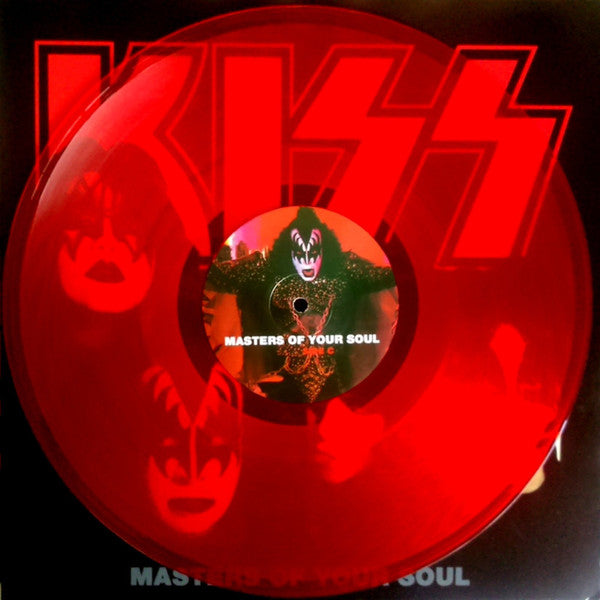 KISS - MASTERS OF YOUR SOUL - LIMITED EDITION 2 LP RED VINYL *THIS IS AS TEST PRESS OF A VERY LIMITED RUN OF ONLY /500 - *(NM) *BOOTLEG - USED VINYL