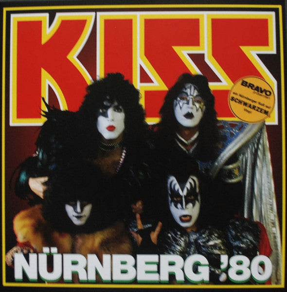 KISS - NURNBERG '80  -  2LP LIMITED EDITION BLOOD RED VINYL/FULL COLOUR PHOTO INSERT **RARE - (BOOTLEG) USED VINYL