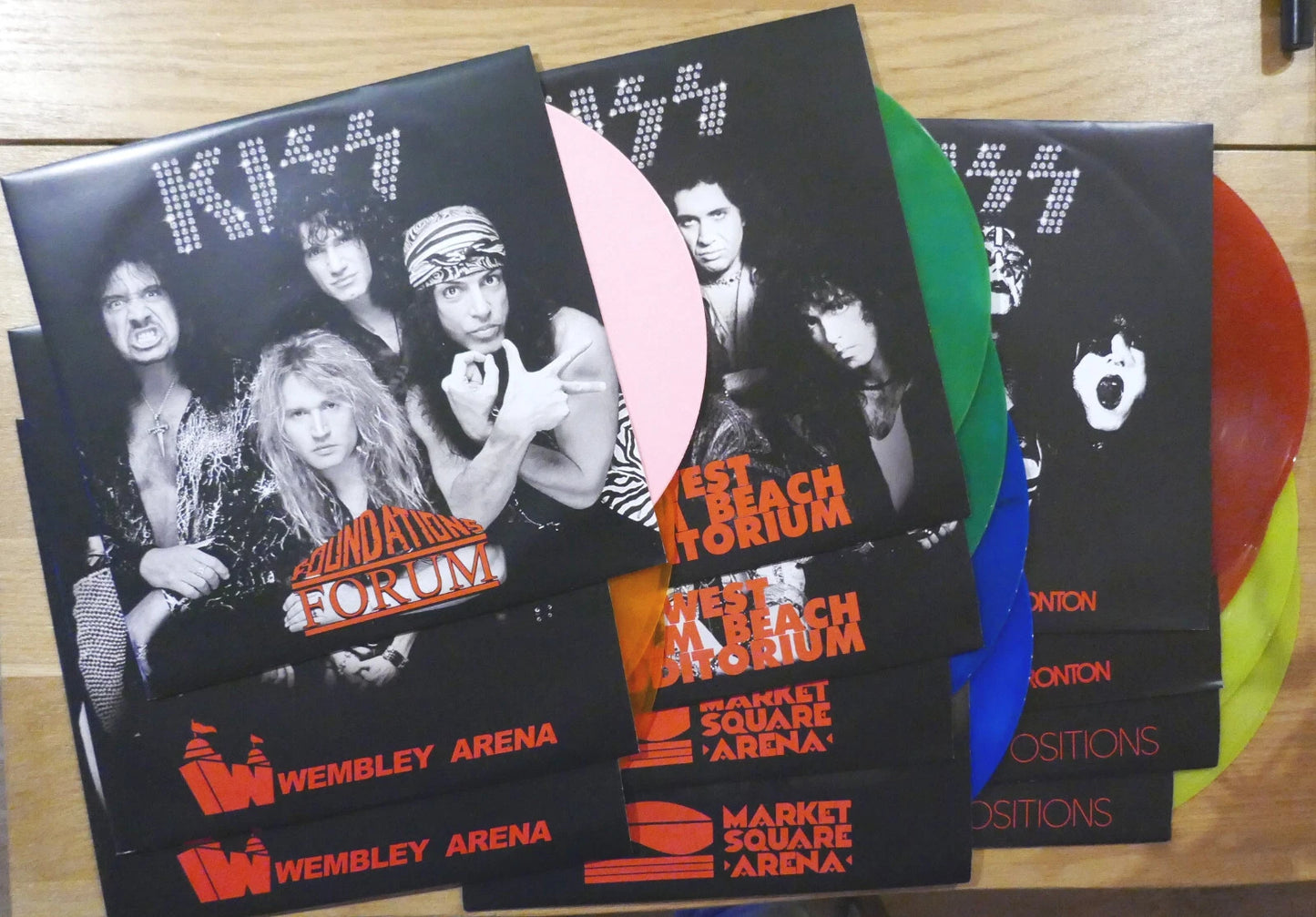 KISS - KRONICLES 1973-1993 rare 11 LP BOXSET COLORED VINYL, LIVE LTD EDITION #259/350 - *(NM) - USED VINYL