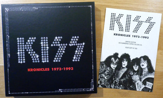 KISS - KRONICLES 1973-1993 rare 11 LP BOXSET COLORED VINYL, LIVE LTD EDITION #259/350 - *(NM) - USED VINYL