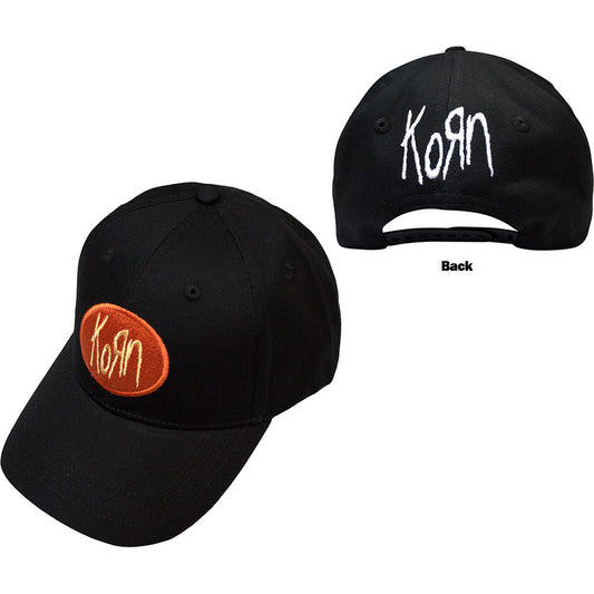 KORN LOGO (ORANGE) BALLCAP - FULLY LICENSED MERCH - HAT