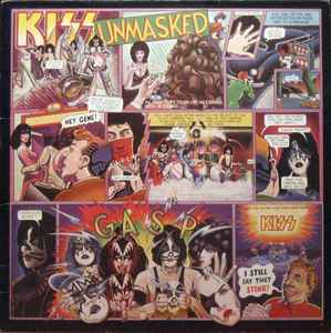 KISS - UNMASKED - ORIGINAL 1980 PRESSING WITH ORIGINAL INNER SLEEVE AND FULL SIZE POSTER - USED VINYL