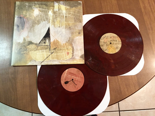 LA DISPUTE - SOMEWHERE AT THE BOTTOM OF THE RIVER BETWEEN VEGA AND ALTAIR - 2LP LIMITED EDITION BROWN MARBLED AND ETCHED VINYL OF ONLY 500 PRINTED, 2011 POST HARDCORE PUNK -***RARE *(NM) - USED VINYL