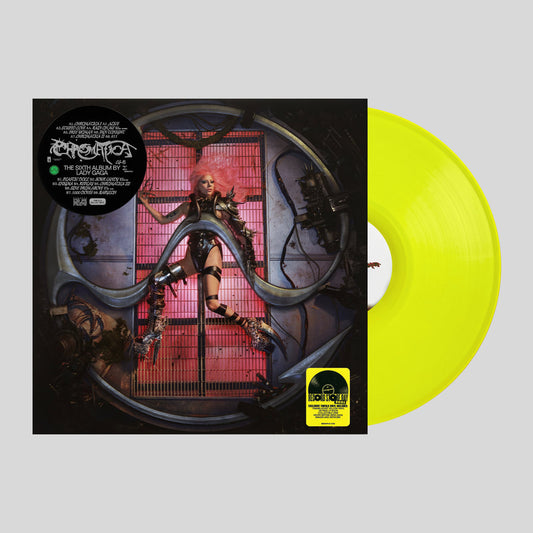 LADY GAGA - CHROMATICA - TRIFOLD PACKAGING & BOOKLET YELLOW VINYL LTD ED RSD - NEW VINYL