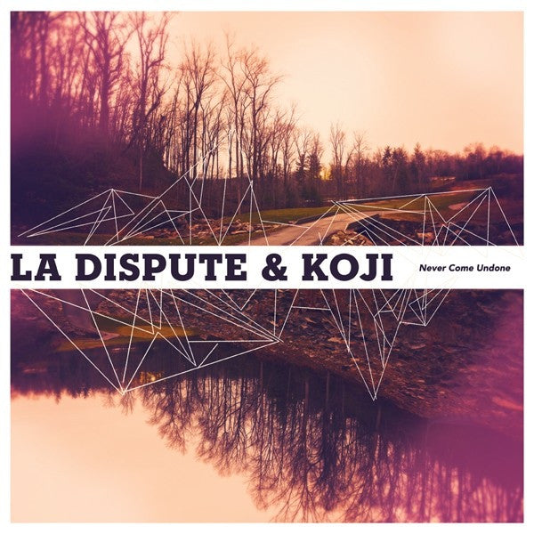 LA DISPUTE & KOJI - NEVER COME UNDONE - 12" ETCHED EP 2011 - LIMITED EDITION OPAQUE BLUE - USED VINYL