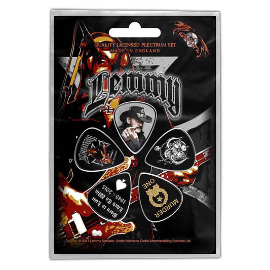 LEMMY - 5 PACK GUITAR PICKS