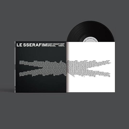 LE SSERAFIM - EASY CRAZY HOT (SILVER WHITE VINYL) - NEW