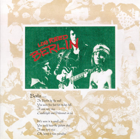 REED, LOU REED - BERLIN - Used CD