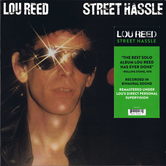 LOU REED - STREET HASSLE - 2016 REISSUE - 180 GRAM VINYL - (COVER NM*/MEDIA M*) USED VINYL