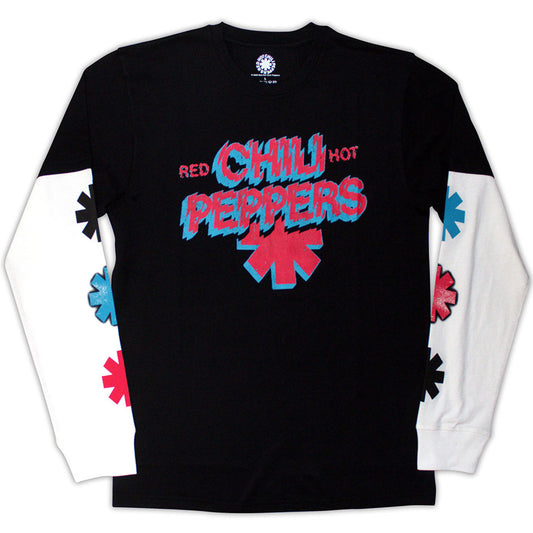 RED HOT CHILI PEPPERS - SHOCK LOGO (ADULT LONG SLEEVE T-SHIRT)