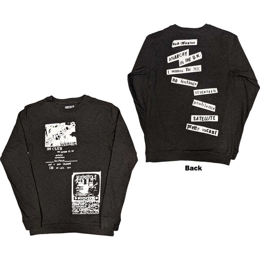 SEX PISTOLS - LONG SLEEVE - 100 CLUB - ADULT TSHIRT
