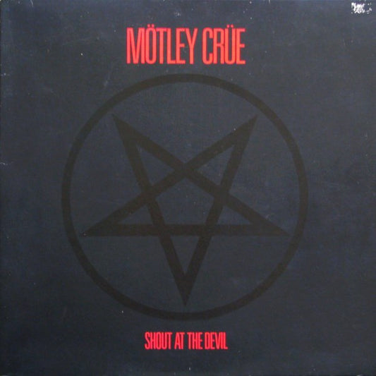 MOTLEY CRUE - SHOUT AT THE DEVIL ORIGINAL 1983 PRESSING   - Used Vinyl