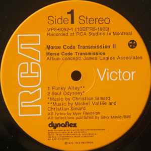 MORSE CODE TRANSMISSION - ll - 2LP GATEFOLD - ORIGINAL 1972 PRESSING - USED VINYL